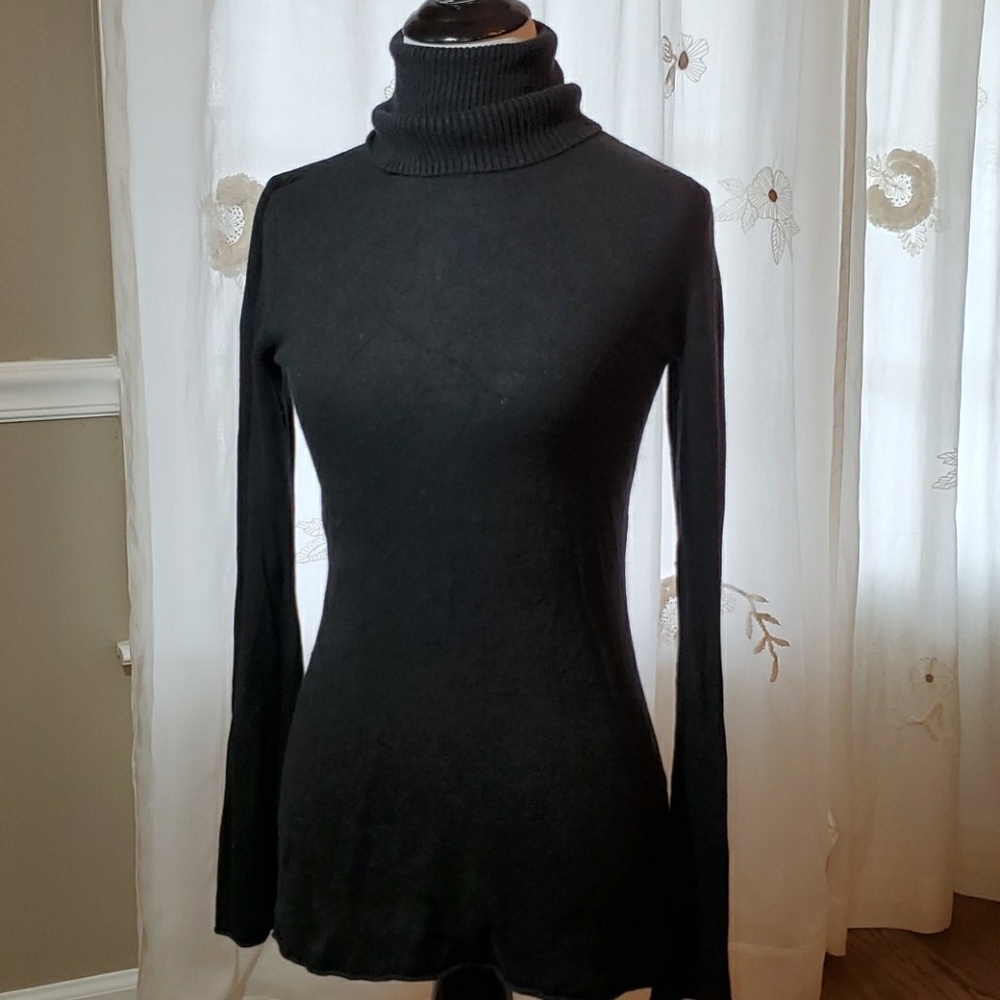 Newport News black turtle neck sweater
